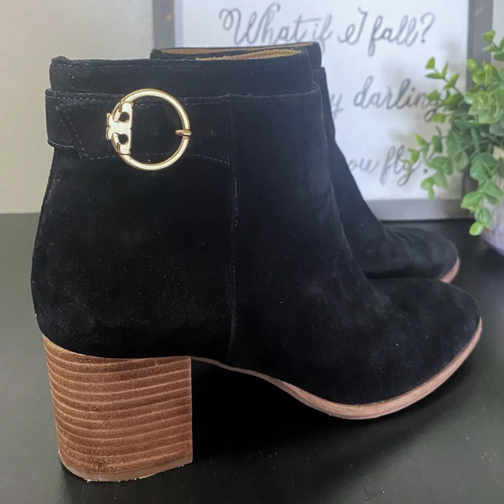 Tory Burch / Sophia Suede Ankle Boots